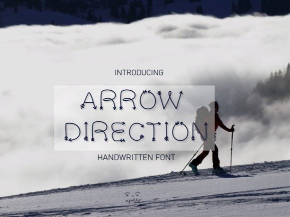 Arrow Direction: A Handwritten Font for Modern Web Design