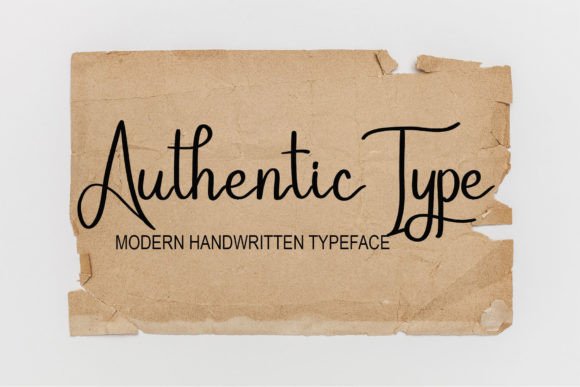 Authentic Type: A Script Font for Real Design Projects