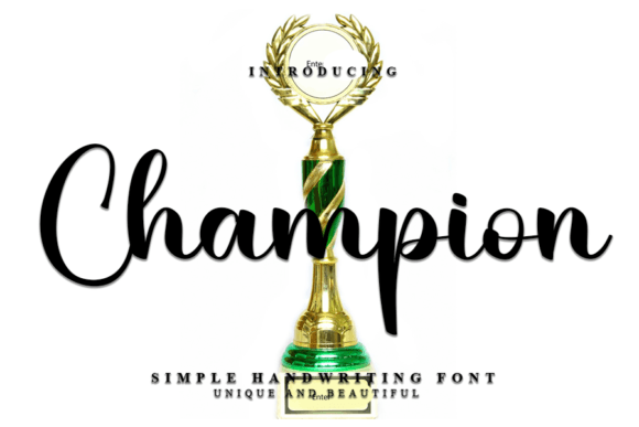 Champion Font for Small Business Branding