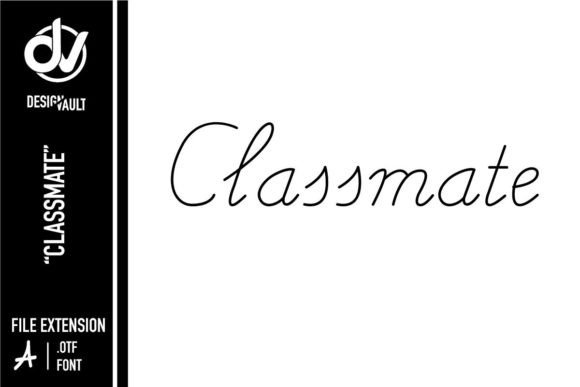 Classmate Font for Handmade Creations