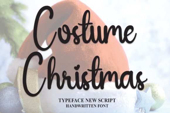 Costume Christmas Font Review for Editorial Design