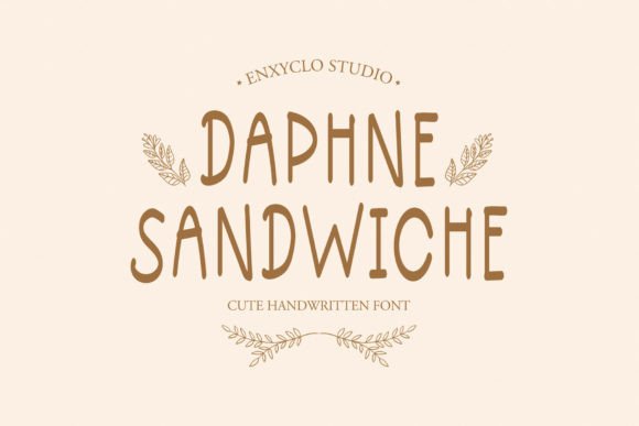 Daphne Sandwiche Font for Web Design