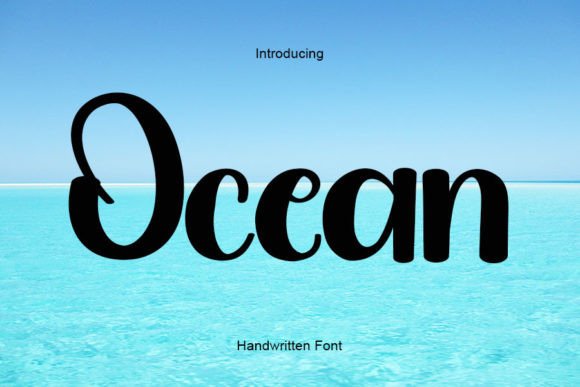 Enhance Your Brand with the Ocean Handwritten Font