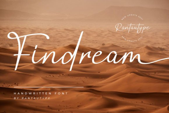 Findream: A Stylish Script Font for Modern Campaigns
