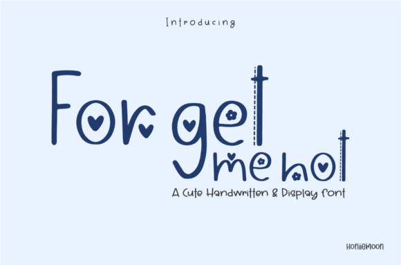 Forget Me Not Font for Branding That Feels Personal
