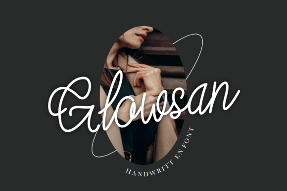 Glowsan: A Handwritten Font for Modern Editorial Design