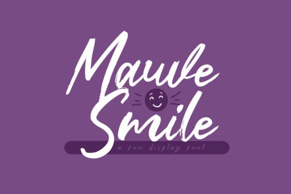 Mauve Smile: A Playful Typeface for Modern Editorial Design