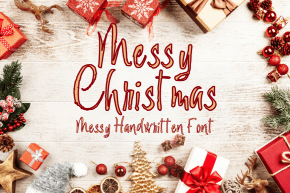 Messy Christmas Font for a Festive Brand Touch