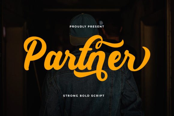 Partner Script Font for Editorial Design