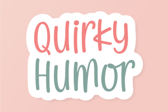 Quirky Humor: A Whimsical Font for Bold Campaigns