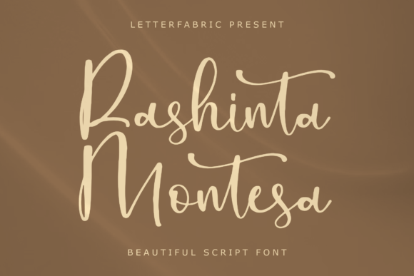 Rashinta Montesa: A Script Font for Modern Branding