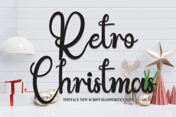 Retro Christmas Font for Branding Projects