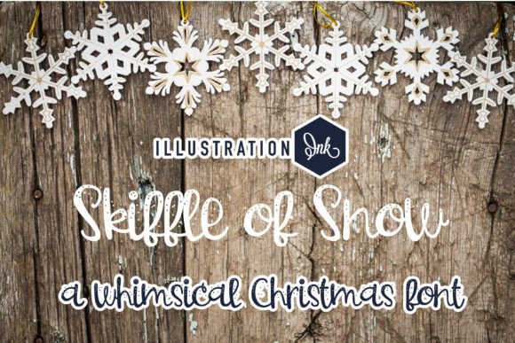 Skiffle of Snow: A Festive Script Font for Winter Web Design