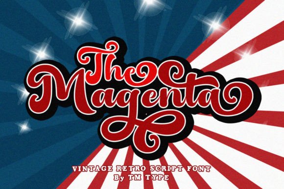 The Magenta: A Vintage Script Font for Polished Branding