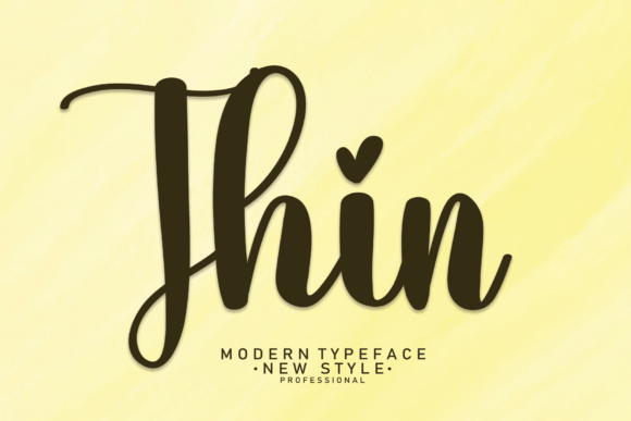 Thin Font: A Handwritten Touch for Branding Projects