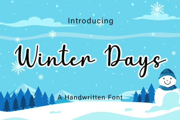Winter Days Font for Branding Projects