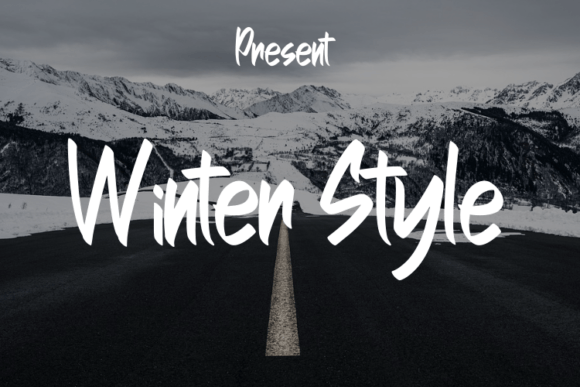 Winter Style Font for Seasonal Campaigns