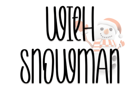 With Snowman: A Playful Font for Digital Branding
