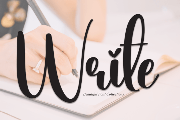 Write: A Modern Handwritten Font for Branding Projects